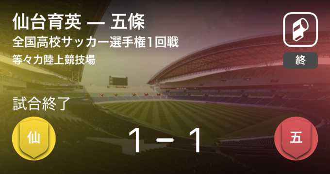 全国高校サッカー選手権大会2回戦 神戸弘陵が関東第一をpk戦で制す 21年1月2日 エキサイトニュース