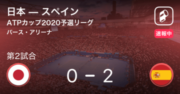 【ATPカップ予選リーグ】第2試合ナダルが西岡から勝利！
