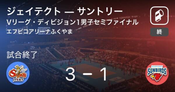 Vリーグ ディビジョン1男子セミファイナル ジェイテクトがサントリーを破る 年2月24日 エキサイトニュース