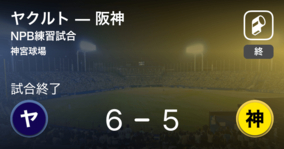 【NPB練習試合3/21】ヤクルトが阪神から勝利をもぎ取る