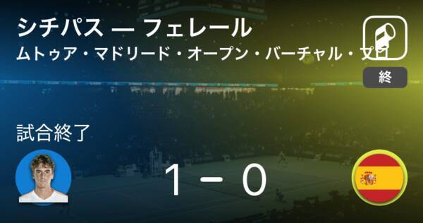 ムトゥア マドリード オープン準々決勝 シチパスがフェレールに勝利 年4月29日 エキサイトニュース