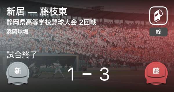 全国高校野球選手権静岡大会2回戦 藤枝東が新居から勝利をもぎ取る 年7月18日 エキサイトニュース