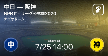【NPBセ・リーグ公式戦ペナントレース】まもなく開始！中日vs阪神