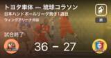 「【日本ハンドボールリーグ男子1週目】トヨタ車体が琉球コラソンを破る」の画像1