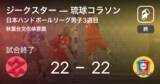 「【日本ハンドボールリーグ男子3週目】ジークスターが琉球コラソンと引き分ける」の画像1