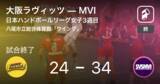 「【日本ハンドボールリーグ女子日本ハンドボールリーグ女子3週目】MVIが大阪ラヴィッツに大きく点差をつけて勝利」の画像1