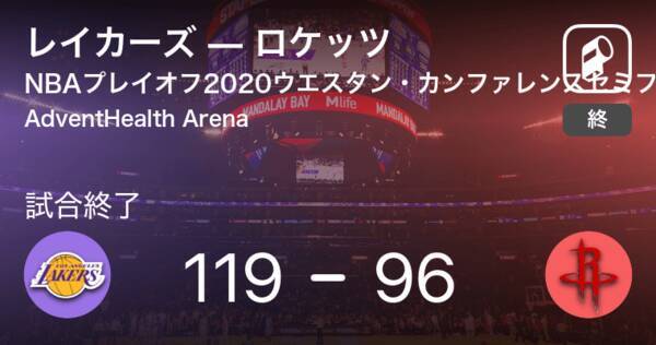 Nbaプレイオフウエスタン カンファレンスセミファイナル レイカーズがロケッツに大きく点差をつけて勝利 年9月13日 エキサイトニュース