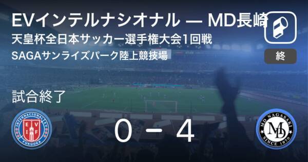 天皇杯1回戦 Md長崎がevインテルナシオナルを突き放しての勝利 年9月16日 エキサイトニュース