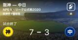 「【NPBセ・リーグ公式戦ペナントレース】阪神が中日を破る」の画像1