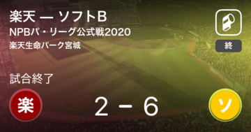 【NPBパ・リーグ公式戦ペナントレース】ソフトBが楽天を破る