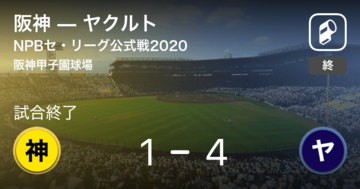 【NPBセ・リーグ公式戦ペナントレース】ヤクルトが阪神を破る