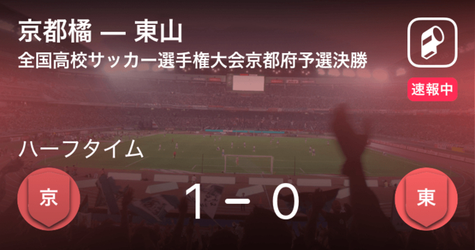 速報中 京都橘vs昌平は 昌平が2点リードで前半を折り返す 21年1月2日 エキサイトニュース