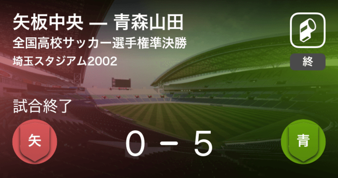 この後12 05よりキックオフ 全国高校サッカー選手権 青森山田vs矢板中央 19年1月5日 エキサイトニュース