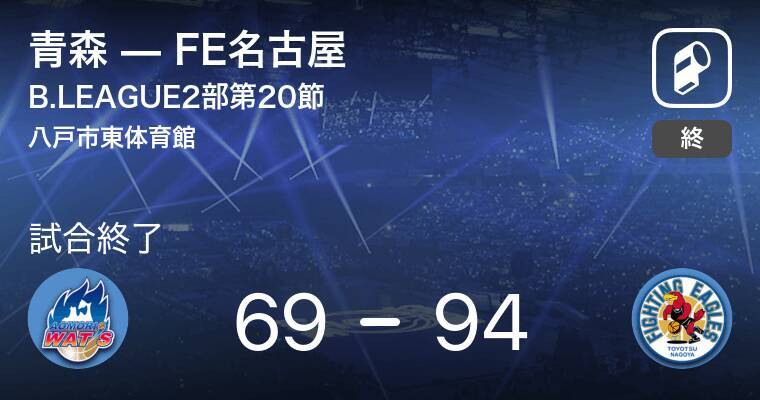 B2第節 Fe名古屋が青森に大きく点差をつけて勝利 21年2月7日 エキサイトニュース