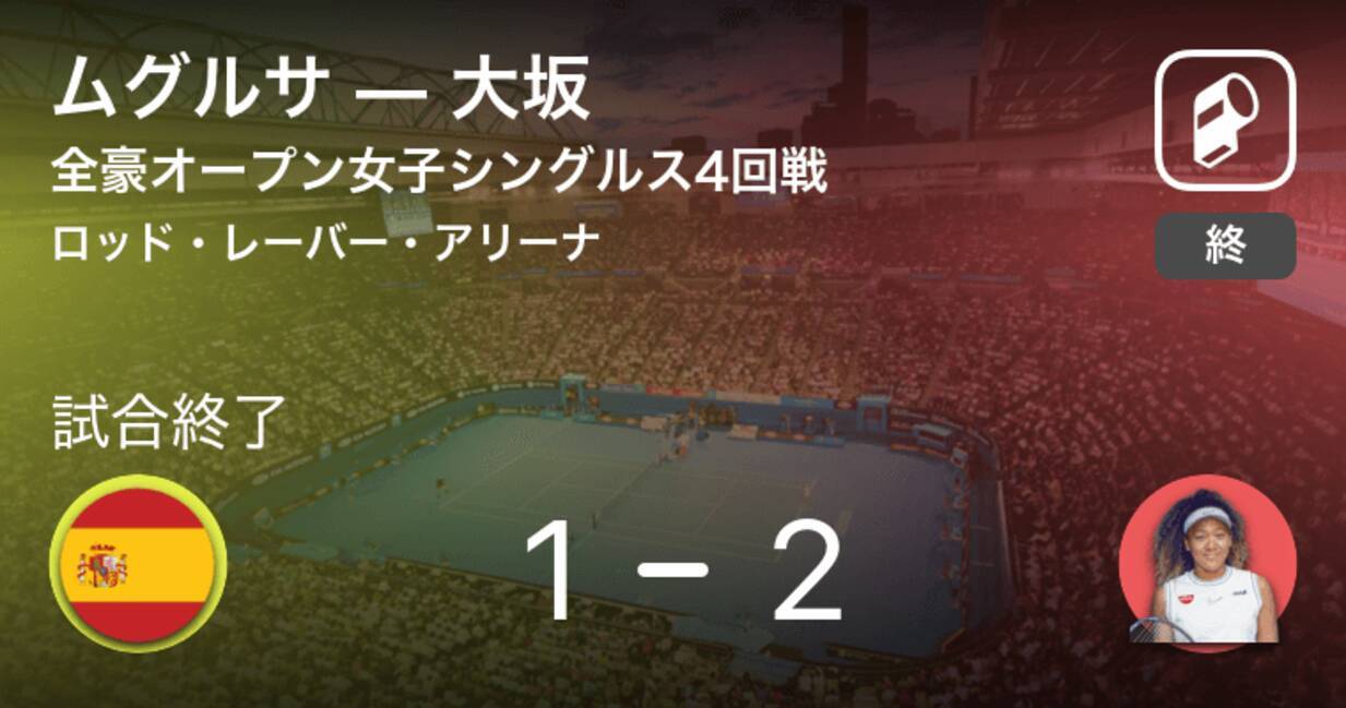 全豪オープン女子シングルス4回戦 大坂がムグルサから逆転勝利 ベスト8進出 21年2月14日 エキサイトニュース