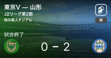 【J2第2節】山形が東京Vを突き放しての勝利