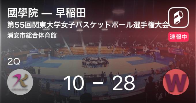 速報中 2q終了し國學院が帝京平成に22点リード 2021年7月5日 エキサイトニュース