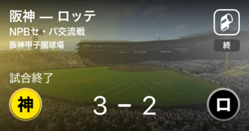 【NPBセ・パ交流戦2回戦】阪神がロッテから勝利をもぎ取る