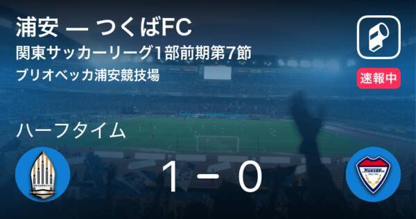 速報中 浦安vsつくばfcは 浦安が1点リードで前半を折り返す 21年5月30日 エキサイトニュース 速報中 浦安vsつくばfcは 浦安が1点リードで前半を折り返す 21年5月30日 エキサイトニュース