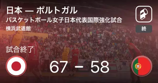 【バスケットボール女子日本代表国際強化試合6/13】日本がポルトガルを破る