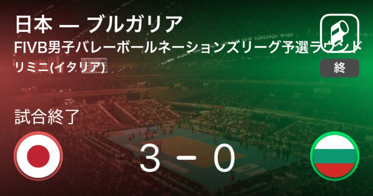 Fivb男子バレーボールネーションズリーグ予選ラウンド 日本がブルガリアにストレート勝ち 21年6月21日 エキサイトニュース