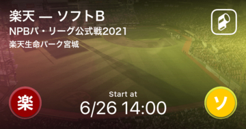 【NPBパ・リーグ公式戦ペナントレース】まもなく開始！楽天vsソフトB