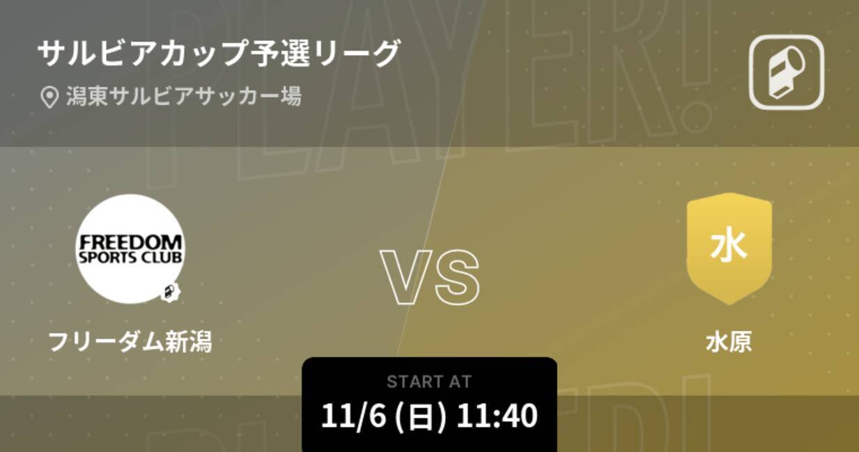 サルビアカップ予選リーグ まもなく開始 フリーダム新潟vs水原 22年11月6日 エキサイトニュース