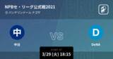 「【NPBセ・リーグ公式戦ペナントレース】まもなく開始！中日vsDeNA」の画像1