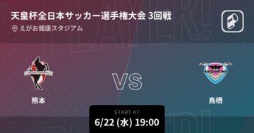 【天皇杯3回戦】まもなく開始！熊本vs鳥栖