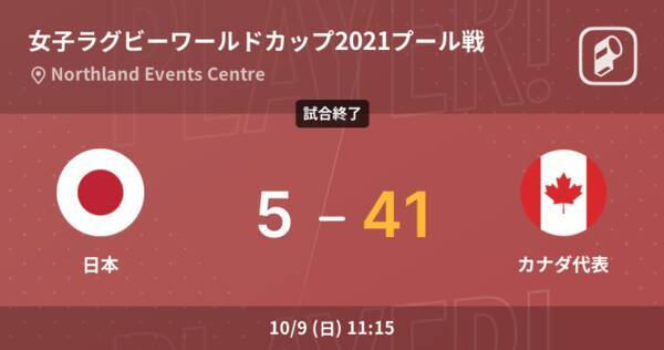 女子ラグビーワールドカップ21プール戦 カナダ代表が日本に大きく点差をつけて勝利 22年10月9日 エキサイトニュース