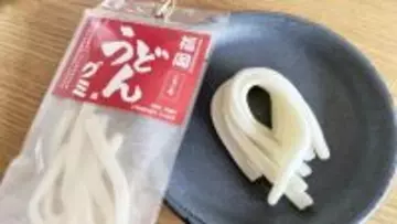 見た目はうどん、味はいちご…？脳が混乱する「福岡うどんグミ（いちご味）」をお取り寄せ【#グミ偏愛レポ】