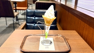 さっぱりとしたおいしさ！上島珈琲店なのに全国で1店舗でしか味わえない超レアな「きんたろう牛乳ソフトクリーム」を食べてきた