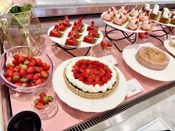 京王プラザホテルのいちご情報入手！天国みたいな空間が広がる「ストロベリースイーツブッフェ」が最高の一言じゃおさまりません