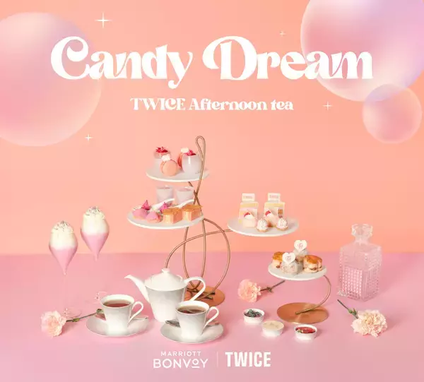 TWICEのアフタヌーンティーがカワイすぎる〜ッ！ ペンラをモチーフにしたピンクなスイーツ＆セイボリーがずらり