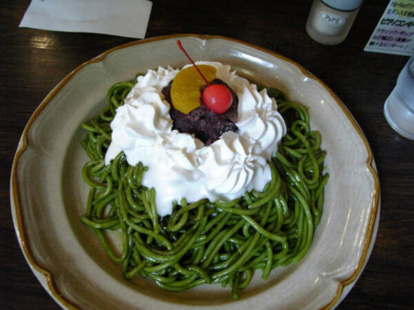 スイーツ系パスタが美味しい 甘口抹茶小倉スパゲッティを食べてみた 11年3月4日 エキサイトニュース