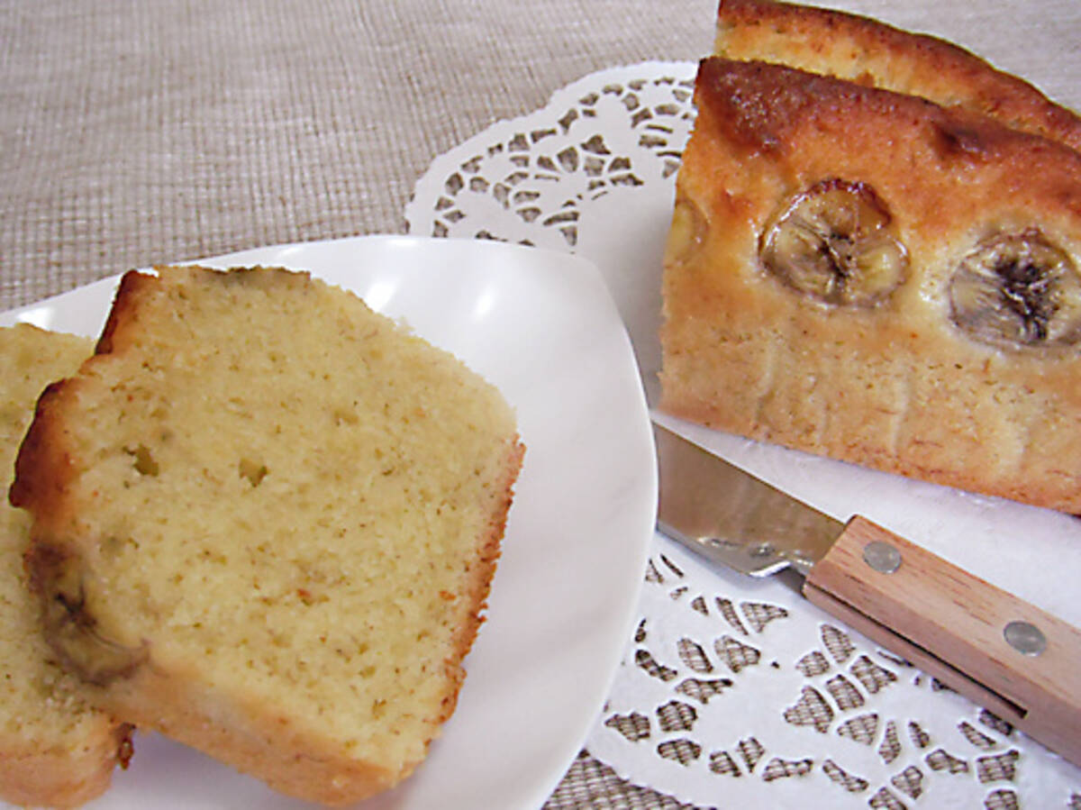 おうちdeカフェ気分 しっとりライトな食感の バナナブレッド風ケーキ 2010年8月28日 エキサイトニュース