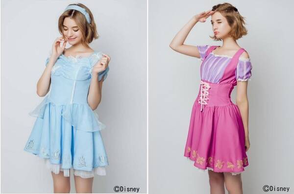 ハロウィンに ディズニープリンセス シンデレラ ラプンツェル イメージのミニ丈ドレスが可愛いよ 姉妹コーデで楽しんじゃお 16年8月10日 エキサイトニュース