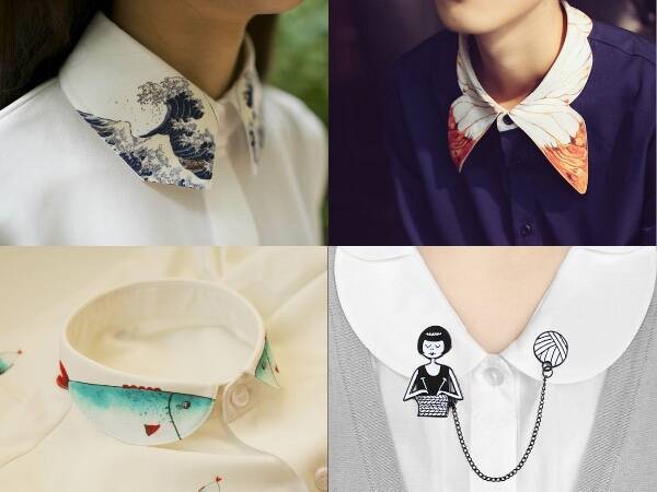 アートな襟で個性をアピール 北斎に蝶 着るだけで一気にお洒落女子に格上げしてくれるブラウスの数々 17年2月22日 エキサイトニュース