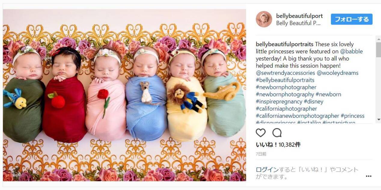 ディズニープリンセス風のおくるみで眠る赤ちゃん写真がかわええ ドレス姿も完成度が高いのです 17年8月2日 エキサイトニュース