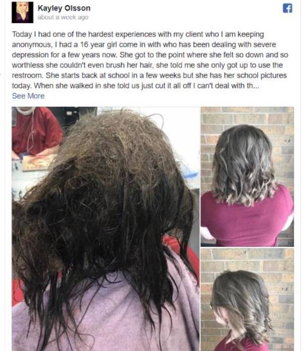 クシが通らないほど髪がからまった女の子が13時間かけて元通りの美髪に 美容師さんが髪を切らなかった理由とは 17年8月17日 エキサイトニュース