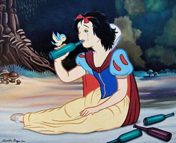 きゃーっ 白雪姫 が ピノキオ がこんな姿に イケないディズニーキャラクターのイラストが話題 12年1月22日 エキサイトニュース