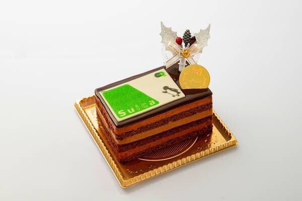 三度見 Suicaがケーキにトッピングされた みたいなクリスマスケーキが販売されるよ 18年9月16日 エキサイトニュース