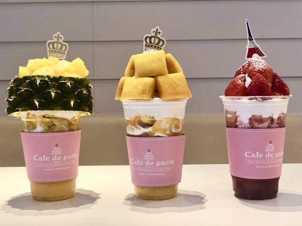 韓国の人気カフェ カフェ ド パリ が六本木ヒルズに期間限定オープン フルーツが溢れんばかりにのったパフェはsns映え必至です 19年2月1日 エキサイトニュース