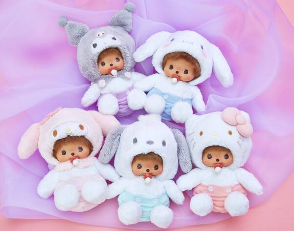 サンリオキャラがモンチッチの ベビー ベビチッチ と初コラボ キティの着ぐるみをきてバブバブする姿がかわいすぎるよ 19年11月25日 エキサイトニュース