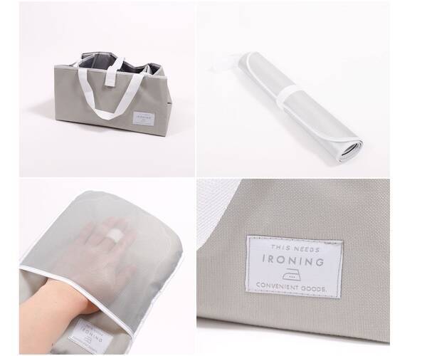 アイロンがけがラクになる便利グッズがスリコにそろってるよ アイロンマットにもなる収納バッグや立って使えるミトンなど 21年4月26日 エキサイトニュース