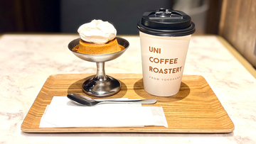 レトロなのに今っぽい！横浜発の大人気カフェUNI COFFEE ROASTERYの「かためのプリン」と本格ラテのセットが最高に贅沢なんです