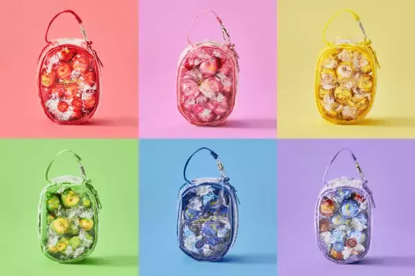 リンツのチョコの詰め放題がアウトレットでも開催中！推し活が捗りそうな6色の専用ポーチが仲間入りしたよ♡