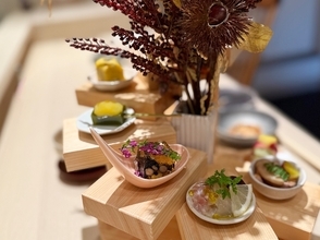 ファンケル 銀座スクエアにはレストランがあるんです！栗とさつまいもを活かした和のアフタヌーンティーを楽しんできたよ