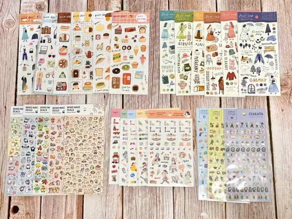 シールを買うの、もう疲れた…！ならば毎月1100円でシールが届くサブスクで新しい楽しみ方をしてみない？