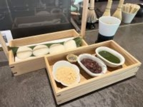 都会の真ん中で出会える、つきたての幸せ。ニュウマン高輪「茶々水 SASUI 伊藤園」でつきたて餅セットを食べてみた